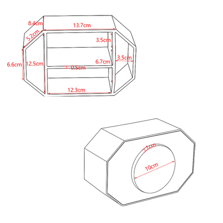 Organisateur de bureau en bois pour dortoir de bureau