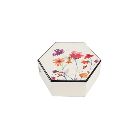 Boîte à bijoux Rose en nacre de montagne de février avec finition laquée - Organisateur à deux couches d'art coréen artisanal - Cadeaux romantiques pour elle - Idéal pour un anniversaire, un anniversaire, la Saint-Valentin, la fête des mères