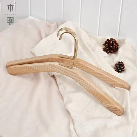 Lot de 20 cintres en bois Cintre en bois Cintre en bois Finition lisse naturelle Cintre en bois Cintres en bois de qualité supérieure pour vêtements Robe Costume