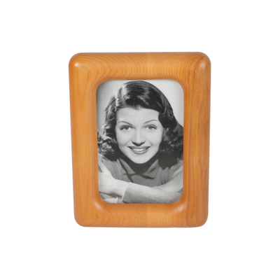 Cadres photo en bois de frêne Cadre en bois laqué rustique marron avec façade en verre